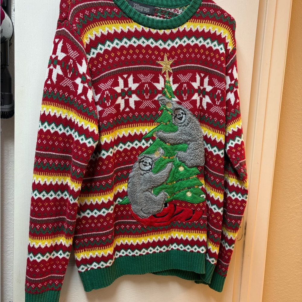 Sloth Ugly/Cute Christmas Sweater